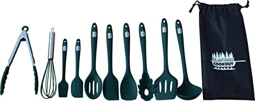 10 Piece Silicone Coated Utensil Set