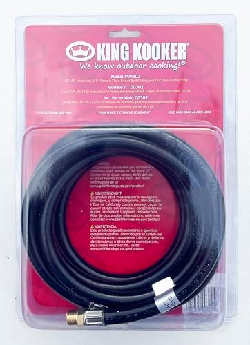 12 ft LPG Hose with Swivel Fitting