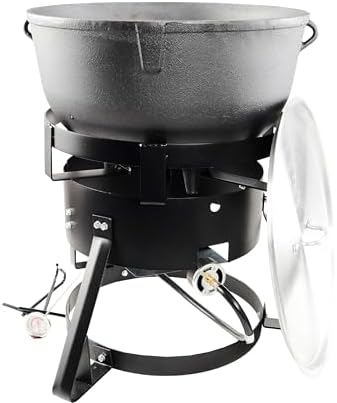 17.5 in Cooker with 10 Gal Jambalaya Pot