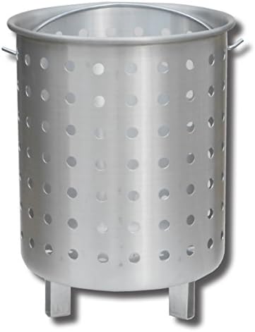 30 Qt Footed Aluminum Basket