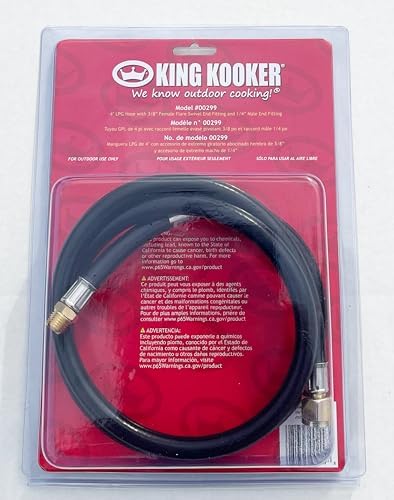 4 ft LPG Hose with Swivel Fitting