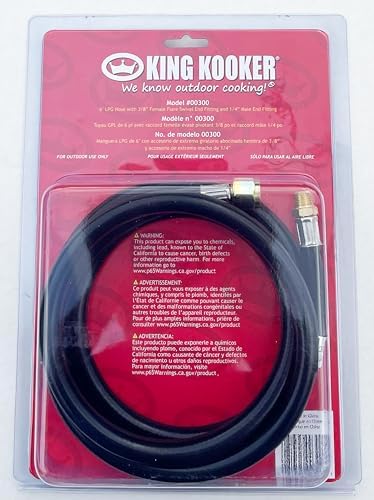 6 ft LPG Hose with Swivel Fitting
