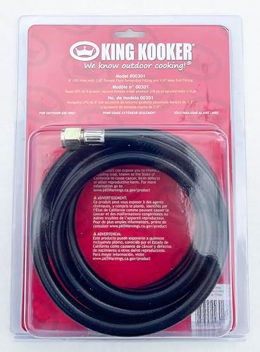 8 ft LPG Hose with Swivel Fitting