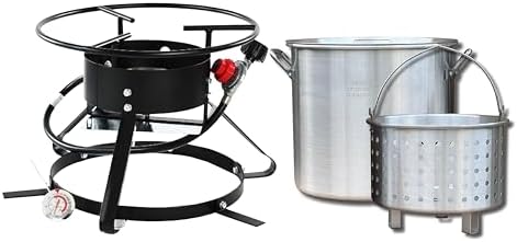 Flat Top Cooker with 32 Qt Boiler